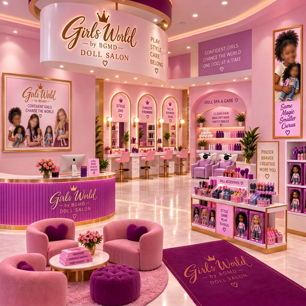 Concept view of the Doll Salon